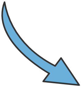 an arrow pointing down and to the right, from the Self Review portion to the Official QM Course Review section